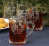 %Swedish-catname% Etched Swedish Gl�gg/Glogg Cups