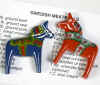 %Swedish-catname% Swedish Dala Horse Magnet