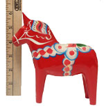 %Swedish-catname% Traditional Swedish Dala Horse, 6