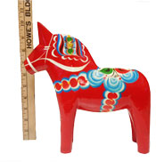 %Swedish-catname% Traditional Swedish Dala Horse, 10