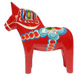 %Swedish-catname% Traditional Swedish Dala Horse, 12