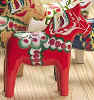 %Swedish-catname% Traditional Swedish Dala Horse, 19.5