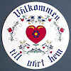 Swede-Heart Welcome "V�lkommen" Hex Sign