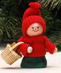 %Swedish-catname% Mini Tomte Girl with Basket