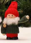 %Swedish-catname% Mini Tomte with Firewood