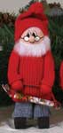 %Swedish-catname% Tomte with Gift