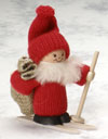%Swedish-catname% Swedish Mini Tomte Skier