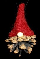 Pine Cone Tomte Ornament