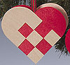 %Swedish-catname% Scandinavian Woven Heart Basket, red/natural