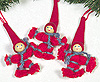 %Swedish-catname% YARN TOMTE ORNAMENT SET was $9.95