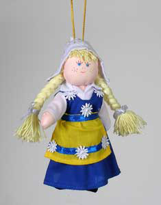 %Swedish-catname% Swedish Svea - Christmas Ornament (reg $9.95)