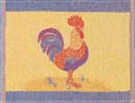 %Swedish-catname% Rooster Antibacterial Swedish Dish Cloth