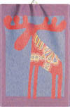 %Swedish-catname% Dala Moose Swedish Towel - small