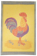%Swedish-catname% Rooster Swedish Kitchen Towel