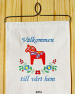 2013 Swedish Dala Horse Calendar, Red
