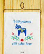 2013 Swedish Dala Horse Calendar, Blue