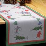 %Swedish-catname% Tomtedans Swedish Christmas Runner