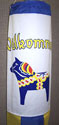 %Swedish-catname% Swedish Dala Horse Welcome Windsock