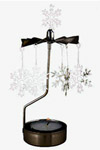 %Swedish-catname% Snowflakes Spinning Party Candle