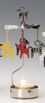 %Swedish-catname% Julbock Goats Spinning Party Candle