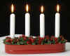%Swedish-catname% Advent Candleholder - Red was $36.50