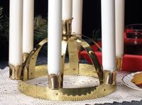 %Swedish-catname% Lucia Crown for Real Candles (7 Candles)