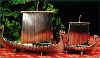 %Swedish-catname% Pewter Viking Ship - Large