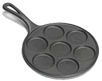 %Swedish-catname% Pl�tt Pan - Cast Iron Swedish Pancake Pan