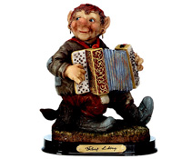%Swedish-catname% Lidberg Figurine - Troll Music
