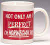 %Swedish-catname% Mug - Perfect Norwegian