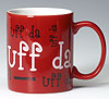 Red Uff Da Mug