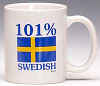 %Swedish-catname% Mug - 101% Swedish