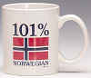 %Swedish-catname% Mug - 101% Norwegian