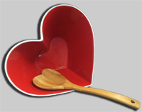 Sweetheart Serving Bowl w/ladle