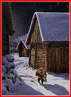 %Swedish-catname% Bergerlind Poster - Farmyard Tomte
