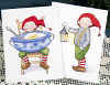 %Swedish-catname% Scandinavian Tomte Christmas Cards - by Kirsten Sevig