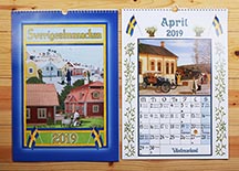 2013 Swedish Provinces Calendar - medium-size