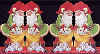%Swedish-catname% Christmas Cutout Tomte-Row - Tomte with Gifts 2-pk