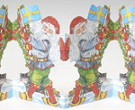 %Swedish-catname% Tomte with Swedish Flag Cutout (1-piece)