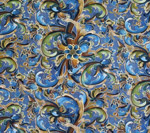 %Swedish-catname% Rosemaled Wrapping Paper