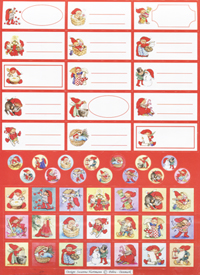 Christmas Tags & Stickers - 30 + 70
