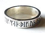 %Swedish-catname% Viking Runic Love Ring