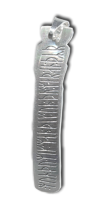 SILVER VIKING LOVE PENDANT