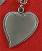 %Swedish-catname% Solid Heart Pewter Pendant