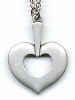 %Swedish-catname% Swedish Heart Pewter Pendant