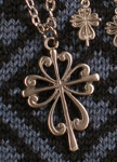 %Swedish-catname% Scrolled Cross Pewter Pendant
