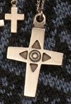 %Swedish-catname% Glory Cross Pewter Pendant