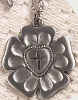 %Swedish-catname% Martin Luther's Seal - Pewter Pendant, large