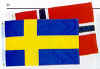 %Swedish-catname% Flag - Sweden 2X3