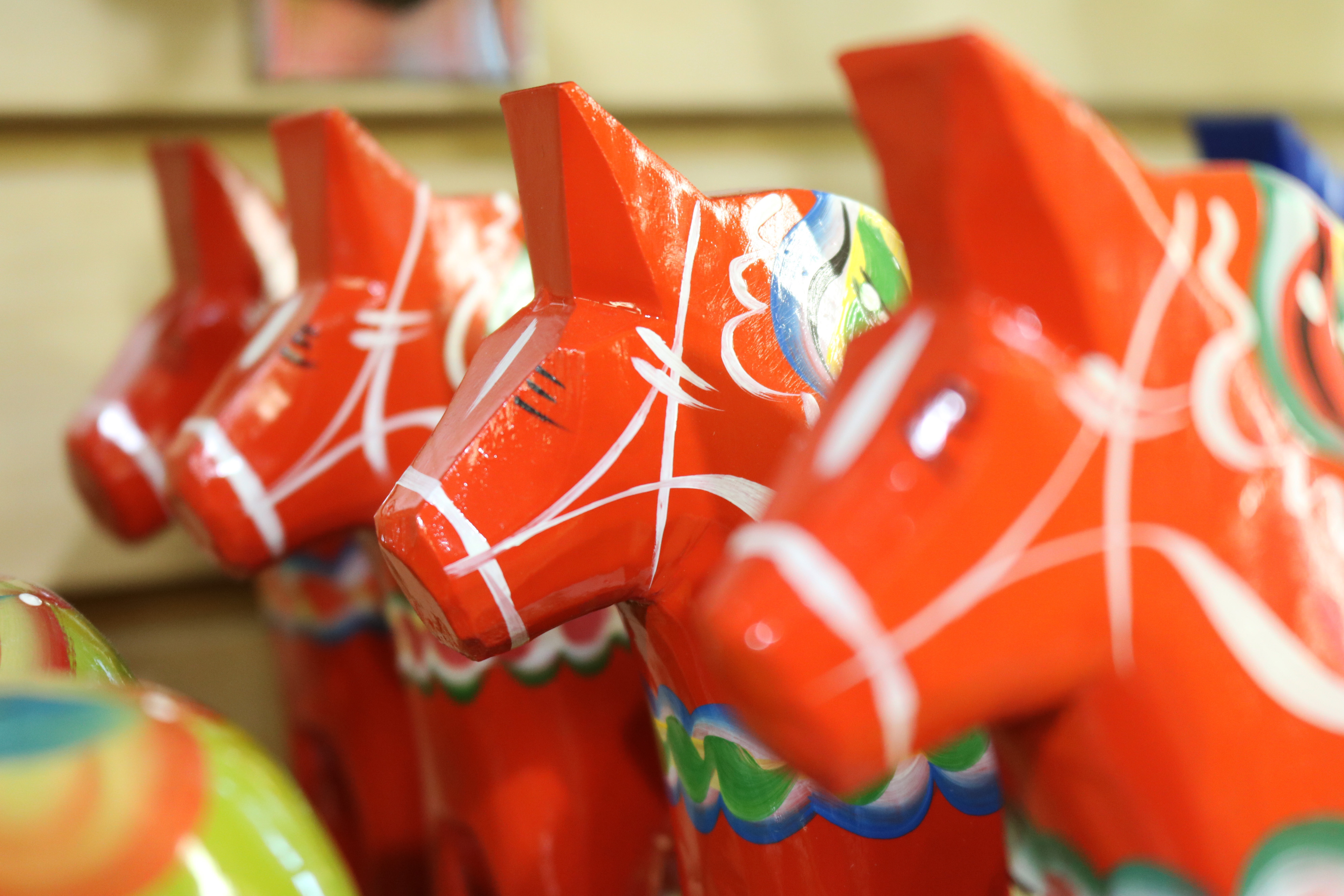 Traditional Red Dala Horses